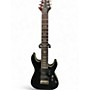 Used Schecter Guitar Research Omen 8 Black Solid Body Electric Guitar Black