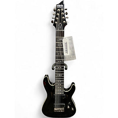 Used Schecter Guitar Research Omen 8 Black Solid Body Electric Guitar