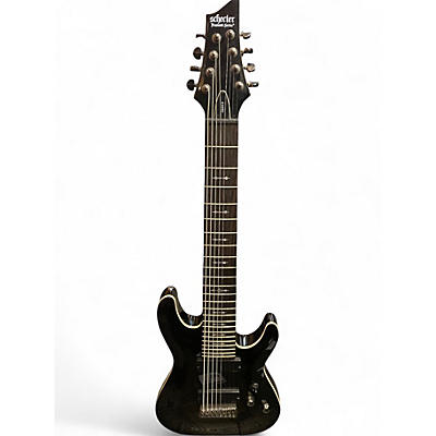 Used Schecter Guitar Research Omen 8 Black Solid Body Electric Guitar