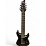 Used Schecter Guitar Research Omen 8 Black Solid Body Electric Guitar Black