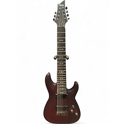 Used Schecter Guitar Research Omen 8 Walnut Solid Body Electric Guitar