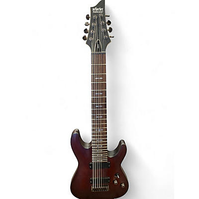 Used Schecter Guitar Research Omen 8 Walnut Solid Body Electric Guitar