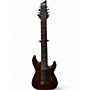 Used Schecter Guitar Research Omen 8 Walnut Solid Body Electric Guitar Walnut