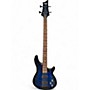 Used Schecter Guitar Research Omen Elite 4 Blue Electric Bass Guitar Blue