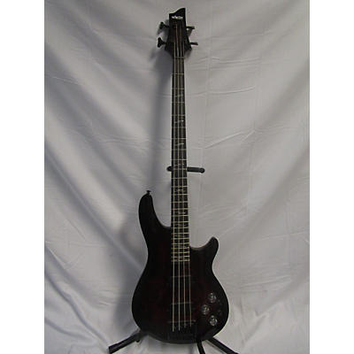 Schecter Guitar Research Used Schecter Guitar Research Omen Elite 4 String Dark Red Electric Bass Guitar