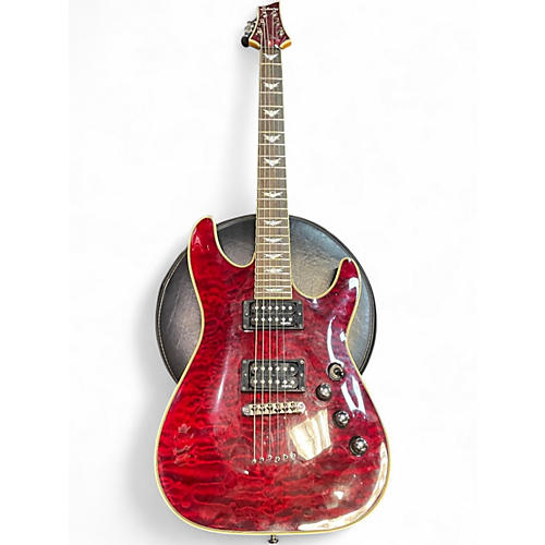 Used Schecter Guitar Research Omen Elite-6 HT BLACK CHERRY BURST Solid Body Electric Guitar BLACK CHERRY BURST