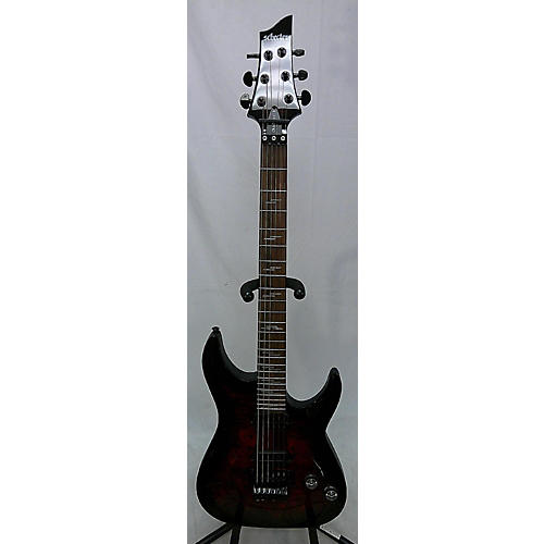 Schecter Guitar Research Used Schecter Guitar Research Omen Elite 6 Red Solid Body Electric Guitar Red