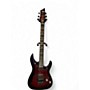 Used Schecter Guitar Research Omen Elite 6 Red Solid Body Electric Guitar Red