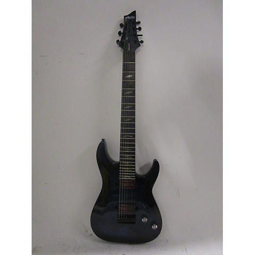 Schecter Guitar Research Used Schecter Guitar Research Omen Elite 7 Blue Solid Body Electric Guitar Blue