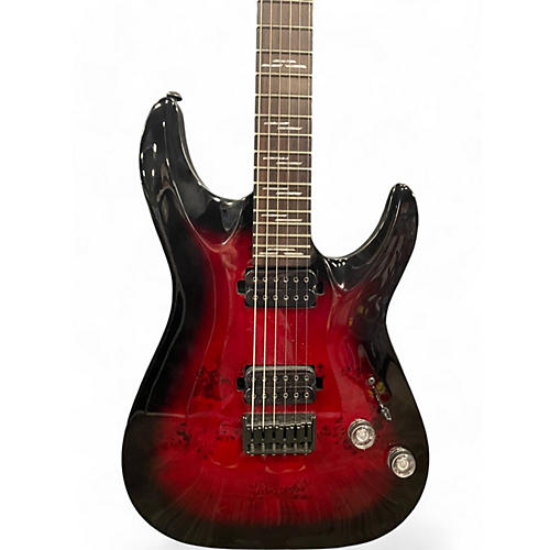 Schecter Guitar Research Used Schecter Guitar Research Omen Elite Black Cherry Solid Body Electric Guitar Black Cherry