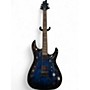 Used Schecter Guitar Research Omen Elite Blue Burst Solid Body Electric Guitar Blue Burst