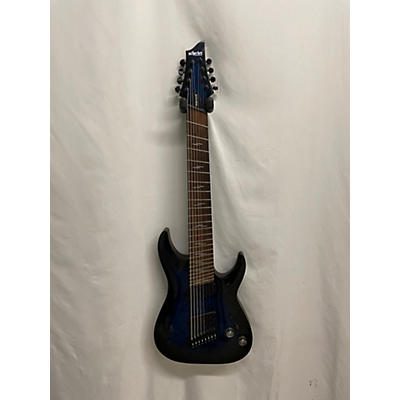 Schecter Guitar Research Used Schecter Guitar Research Omen Elite Blue Solid Body Electric Guitar