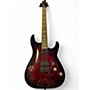 Used Schecter Guitar Research Omen Elite Red to Black Fade Solid Body Electric Guitar Red to Black Fade