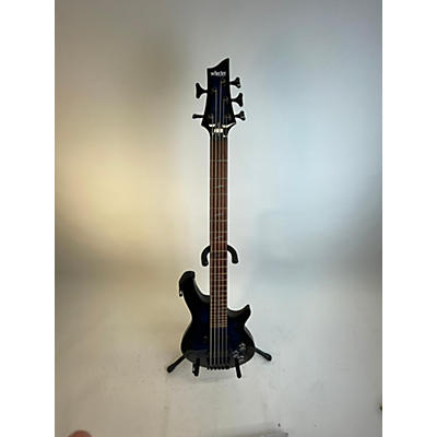 Schecter Guitar Research Used Schecter Guitar Research Omen Elite Trans Blue Electric Bass Guitar