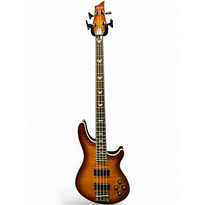 Used Schecter Guitar Research Omen Extreme 4 String 2 Color Sunburst Electric Bass Guitar
