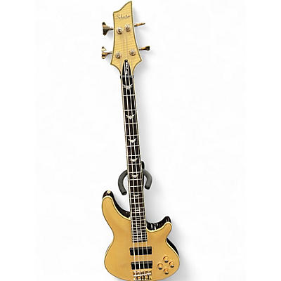 Used Schecter Guitar Research Omen Extreme 4 String Natural Electric Bass Guitar