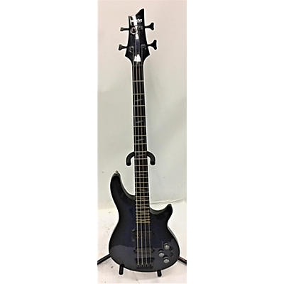 Schecter Guitar Research Used Schecter Guitar Research Omen Extreme 4 String See Thru Blue Burst Electric Bass Guitar