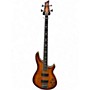 Used Schecter Guitar Research Omen Extreme 4 String Trans Orange Electric Bass Guitar Trans Orange