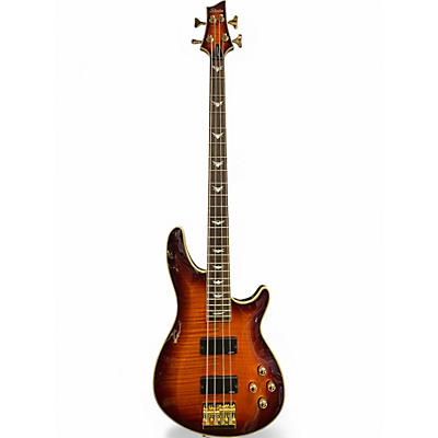 Used Schecter Guitar Research Omen Extreme 4 String Vintage Sunburst Electric Bass Guitar