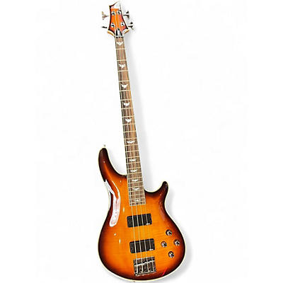Used Schecter Guitar Research Omen Extreme 4 String Vintage Sunburst Electric Bass Guitar