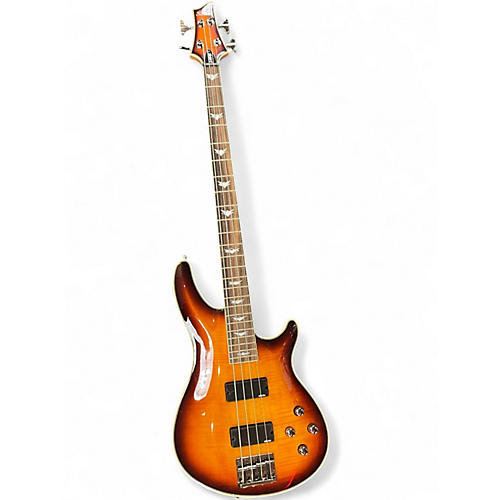Used Schecter Guitar Research Omen Extreme 4 String Vintage Sunburst Electric Bass Guitar Vintage Sunburst