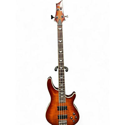 Used Schecter Guitar Research Omen Extreme 4 String Vintage Sunburst Electric Bass Guitar