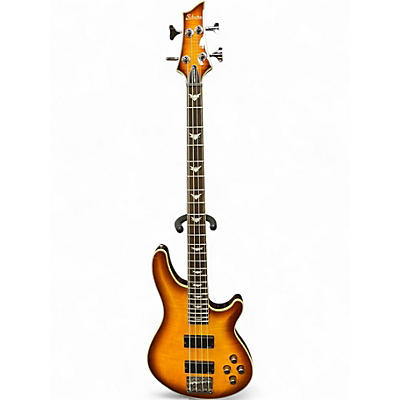Used Schecter Guitar Research Omen Extreme 4 String Vintage Sunburst Electric Bass Guitar