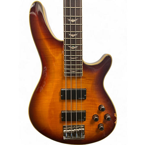 Schecter Guitar Research Used Schecter Guitar Research Omen Extreme 4 String sunburst Electric Bass Guitar sunburst