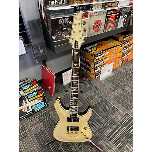 Schecter Guitar Research Used Schecter Guitar Research Omen Extreme 5 String Vintage White Electric Bass Guitar Vintage White