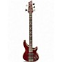 Used Schecter Guitar Research Omen Extreme 5 String Wine Red Electric Bass Guitar Wine Red