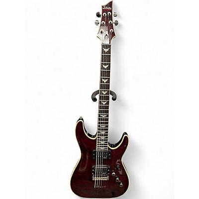 Used Schecter Guitar Research Omen Extreme 6 Black Cherry Solid Body Electric Guitar