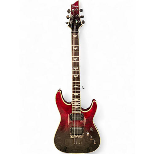 Used Schecter Guitar Research Omen Extreme 6 Blood Burst Solid Body Electric Guitar Blood Burst