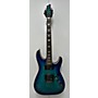 Used Schecter Guitar Research Used Schecter Guitar Research Omen Extreme 6 Blue Burst Solid Body Electric Guitar Blue Burst