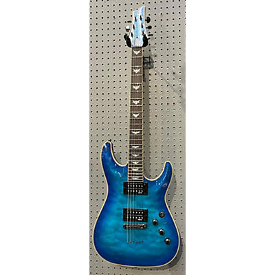 Schecter Guitar Research Used Schecter Guitar Research Omen Extreme 6 Blue Solid Body Electric Guitar