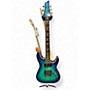 Used Schecter Guitar Research Omen Extreme 6 Blue Solid Body Electric Guitar Blue