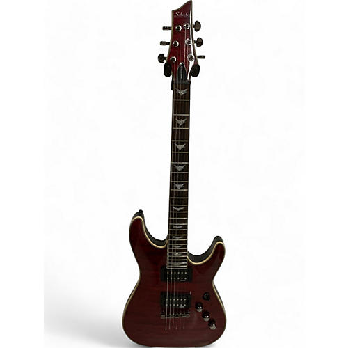 Schecter Guitar Research Used Schecter Guitar Research Omen Extreme 6 Crimson Red Trans Solid Body Electric Guitar Crimson Red Trans