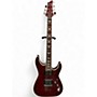 Used Schecter Guitar Research Omen Extreme 6 Crimson Red Trans Solid Body Electric Guitar Crimson Red Trans