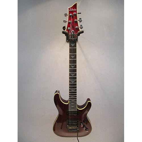 Schecter Guitar Research Used Schecter Guitar Research Omen Extreme 6 Floyd Rose Black Cherry Solid Body Electric Guitar Black Cherry