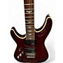 Used Schecter Guitar Research Omen Extreme 6 Floyd Rose Black Cherry Solid Body Electric Guitar Black Cherry