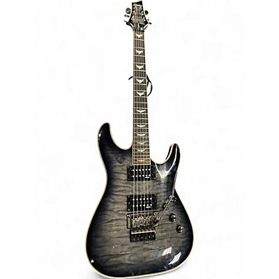 Used Schecter Guitar Research Omen Extreme 6 Floyd Rose Charcoal Solid Body Electric Guitar