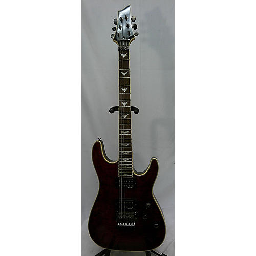 Schecter Guitar Research Used Schecter Guitar Research Omen Extreme 6 Floyd Rose Crimson Red Trans Solid Body Electric Guitar Crimson Red Trans