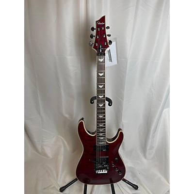 Schecter Guitar Research Used Schecter Guitar Research Omen Extreme 6 Floyd Rose Red Solid Body Electric Guitar