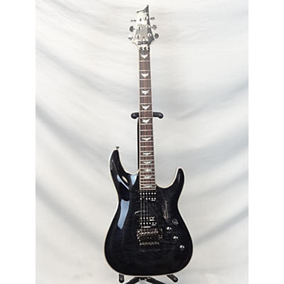 Schecter Guitar Research Used Schecter Guitar Research Omen Extreme 6 Floyd Rose SEE-THRU BLACK Solid Body Electric Guitar