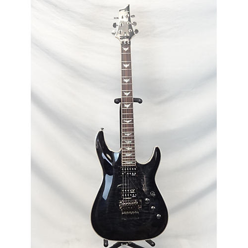 Schecter Guitar Research Used Schecter Guitar Research Omen Extreme 6 Floyd Rose SEE-THRU BLACK Solid Body Electric Guitar SEE-THRU BLACK