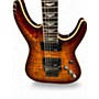 Used Schecter Guitar Research Omen Extreme 6 Floyd Rose Trans Amber Solid Body Electric Guitar Trans Amber
