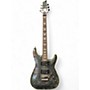 Used Schecter Guitar Research Omen Extreme 6 Floyd Rose Trans Black Solid Body Electric Guitar Trans Black