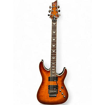 Schecter Guitar Research Used Schecter Guitar Research Omen Extreme 6 Floyd Rose Vintage Sunburst Solid Body Electric Guitar