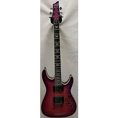 Schecter Guitar Research Used Schecter Guitar Research Omen Extreme 6 Fuschia Burst Solid Body Electric Guitar