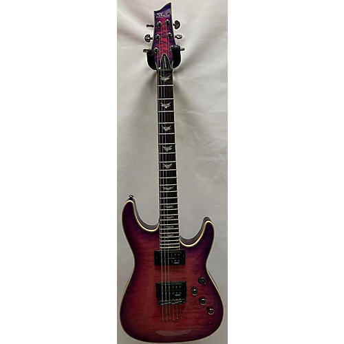 Schecter Guitar Research Used Schecter Guitar Research Omen Extreme 6 Fuschia Burst Solid Body Electric Guitar Fuschia Burst