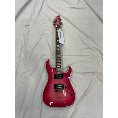 Schecter Guitar Research Used Schecter Guitar Research Omen Extreme 6 Hot Pink Burst Solid Body Electric Guitar